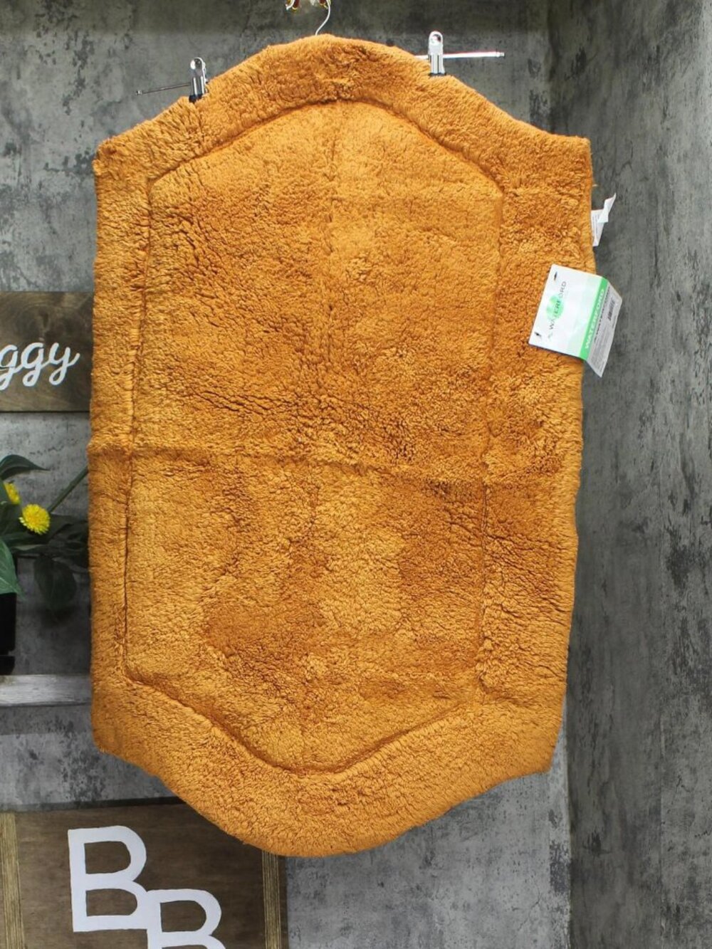 NWT Home Weavers Plush Cotton Bath Rug Mat Teracotta Orange 21x24